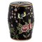 Black Ceramic Stool by Thai Natura, Image 1