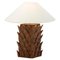 Mindi Wood Table Lamp by Thai Natura, Image 1