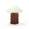 Mindi Wood Table Lamp by Thai Natura, Image 2