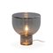 Smoked Glass Table Lamp by Thai Natura 2