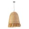 Natürliche Deckenlampe aus Rattan & Sisal von Thai Natura 1