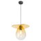 Amber Glass Ceiling Lamp by Thai Natura 1