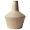 Beige Stoneware Lagynos Vase by Elena Vasilantonaki, Image 1