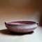 Red Stoneware Phiale Plate with Handles by Elena Vasilantonaki 2