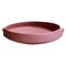 Red Stoneware Pinakio Plate with Handles by Elena Vasilantonaki 1