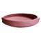 Red Stoneware Pinakio Plate with Handles by Elena Vasilantonaki, Image 1