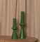 Lanco Green Ceramic Candleholders by Simone & Marcel, Set of 2 2