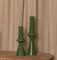 Lanco Green Ceramic Candleholders by Simone & Marcel, Set of 2, Image 2