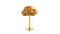 Lampe de Bureau Inspiring Trees en Laiton Doré Martelé par InsidherLand 3