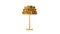 Lámpara de mesa Inspiring Trees de latón dorado martillado de InsidherLand, Imagen 2