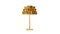 Lampe de Bureau Inspiring Trees en Laiton Doré Martelé par InsidherLand 2