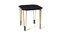 Ionic Square Nero Marquina Marble Side Table by InsidherLand, Image 2