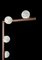 Lampada da tavolo Demetra in metallo argentato lucido di Alabastro Italiano, Immagine 3