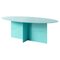 Table Basse Across Oval Bleu Clair par Secondome Edizioni 1