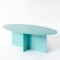 Across Oval Light Blue Coffee Table by Secondome Edizioni, Image 3