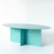Table Basse Across Oval Bleu Clair par Secondome Edizioni 2