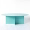 Mesa de centro Across ovalada en azul claro de Secondome Edizioni, Imagen 7