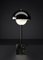 Apollo Glänzende schwarze Metall Tischlampe von Alabastro Italiano 2