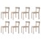 Chaises Galta en Frêne par Kann Design, Set de 8 1
