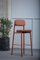 Brick Red Residence 75 Counter Chairs by Jean Couvreur for Kann Design, Set of 6 3