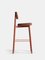 Brick Red Residence 75 Counter Chairs by Jean Couvreur for Kann Design, Set of 6 2