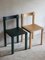 Tal Chairs in Green Oak by Léonard Kadid for Kann Design, Set of 8 5