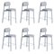 Chaises de Comptoir Residence 65 Grises par Kann Design, Set de 6 1