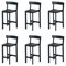 Galta 65 Counter Chairs in Black Oak by Kann Design, Set of 6, Image 1