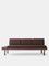 Burgundy Mid Sofa by Meghedi Simonian for Kann Design 2