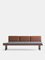Grey and Brick Red Mid Sofa by Meghedi Simonian for Kann Design 2