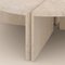 Lily Round Coffee Table in Navona Travertine by Fred&Juul, Set of 4 3
