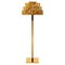 Inspiring Trees Floor Lamp in Hammered Gilt Brass by InsidherLand 1