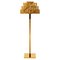 Lámpara de pie Inspiring Trees de latón dorado martillado de InsidherLand, Imagen 1