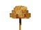 Inspiring Trees Floor Lamp in Hammered Gilt Brass by InsidherLand 4