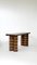 Striped Oak Twin Benches by Goons, Set of 2, Image 3