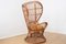 Mid-Century Italian Wicker Armchair by Lio Carminati for Casa e Giardino 3