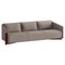 Taupe Grey Timber 4-Seater Sofa by Kann Design 1