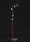 Lámpara de pie Demetra de metal negro cepillado de Alabastro Italiano, Imagen 2
