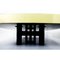 Mosaic 2 Coffee Table in Stone and Brass by Brutalist Be 5