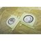 Mosaic 2 Coffee Table in Stone and Brass by Brutalist Be 4