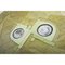 Mosaic 2 Coffee Table in Stone and Brass by Brutalist Be, Image 4