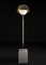 Lámpara de pie Apollo de metal dorado de Alabastro Italiano, Imagen 2