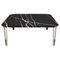 Ionic Square Coffee Table in Nero Marquina Marble by InsidherLand 1