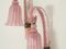 Pink Murano Glass Sconces by Paolo Venini for Venini, 1950s, Set of 2 5