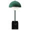 Apollo Table Lamp in Green Metal by Alabastro Italiano 1