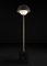 Lámpara de pie Apollo de metal bruñido de Alabastro Italiano, Imagen 2
