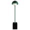 Lámpara de pie Apollo de metal verde de Alabastro Italiano, Imagen 1