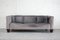 Vintage Palais Stoclet Sofa aus Leder von Josef Hoffmann für Wittmann, 1980er 1