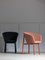 Dusty Pink Residence Bridge Armchairs by Jean Couvreur for Kann Design, Set of 4 4