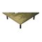 Pebbles Mosaic 1 Coffee Table in Stone and Brass by Brutalist Be 4